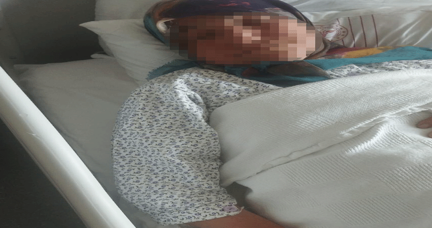 Tarlada çalışırken yorgun mermi isabet eden yaşlı kadın yaralandı