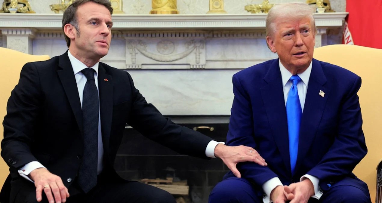 Trump ve Macron görüşmesinde Filistin anlaşmazlığı