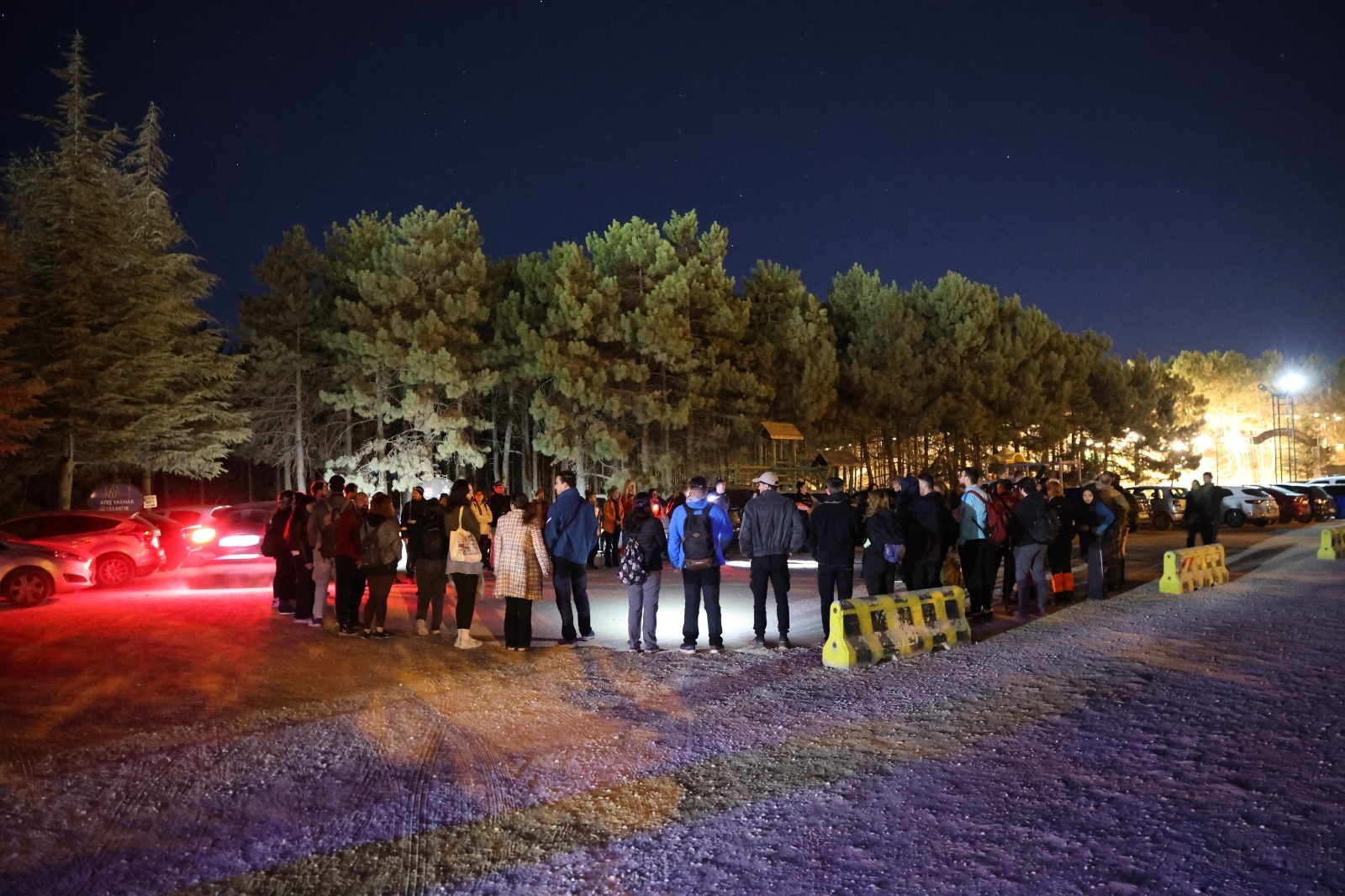 Doğada Gece Yürüyüşüyle Sağlikli Yaşam Vurgusu (5)