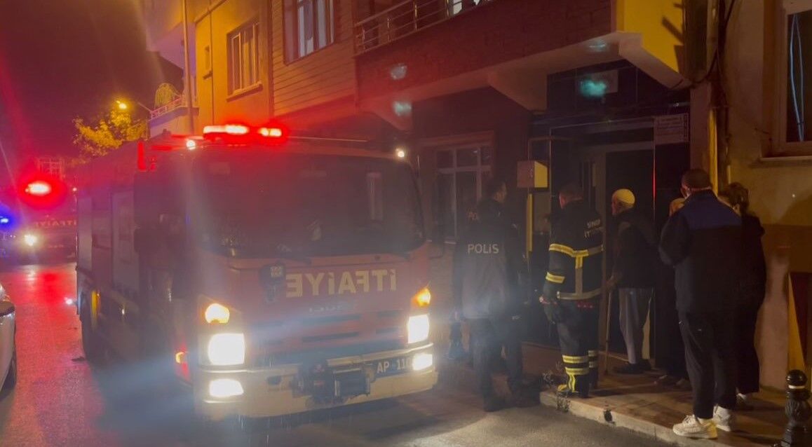 Ocakta unutulan yemek yangına neden oldu
