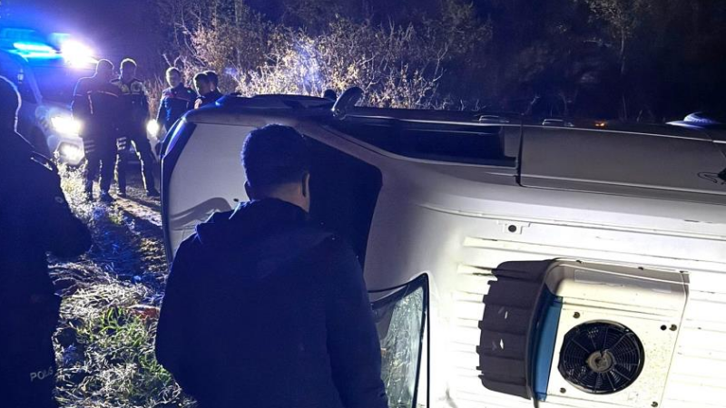 Polisten kaçarken kaza yapınca yakalandı