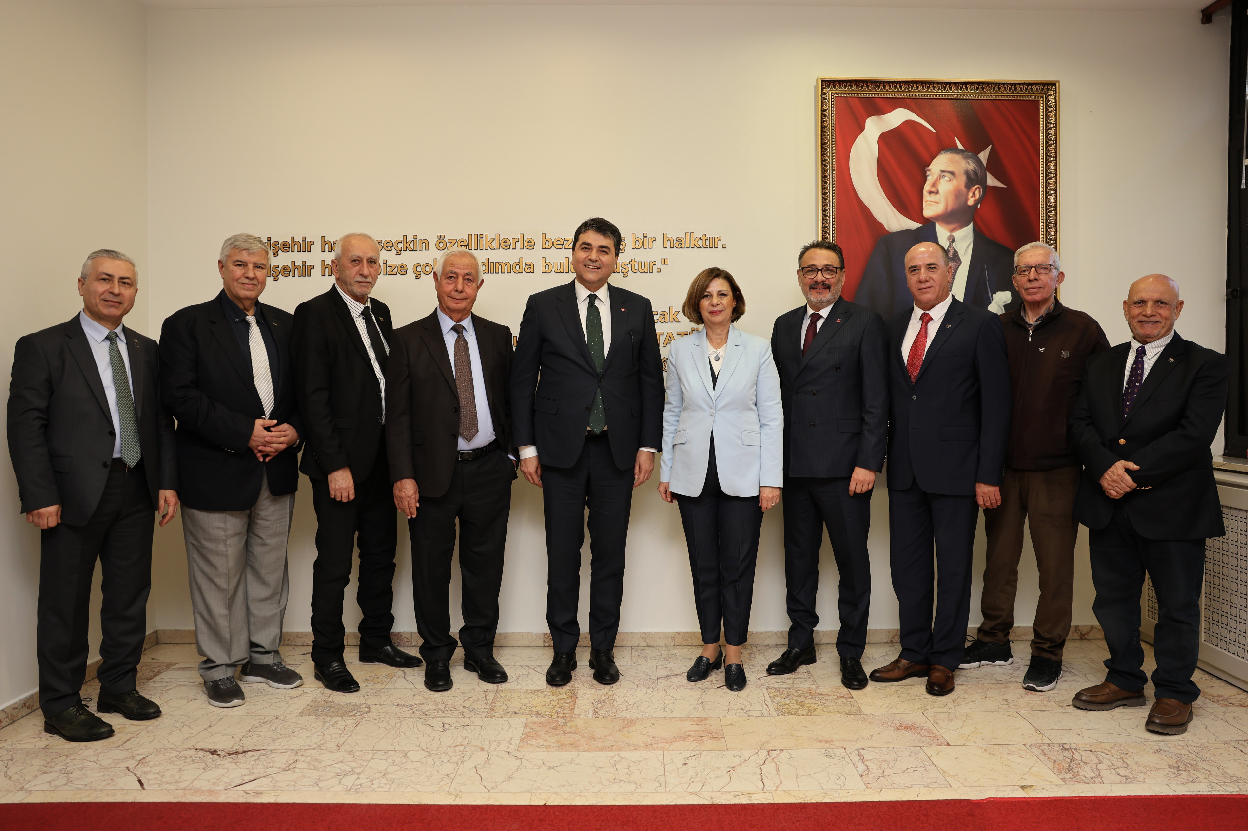 Demokrat Parti̇ Genel Başkani Uysal’dan Başkan Ünlüce’ye Zi̇yaret (5)