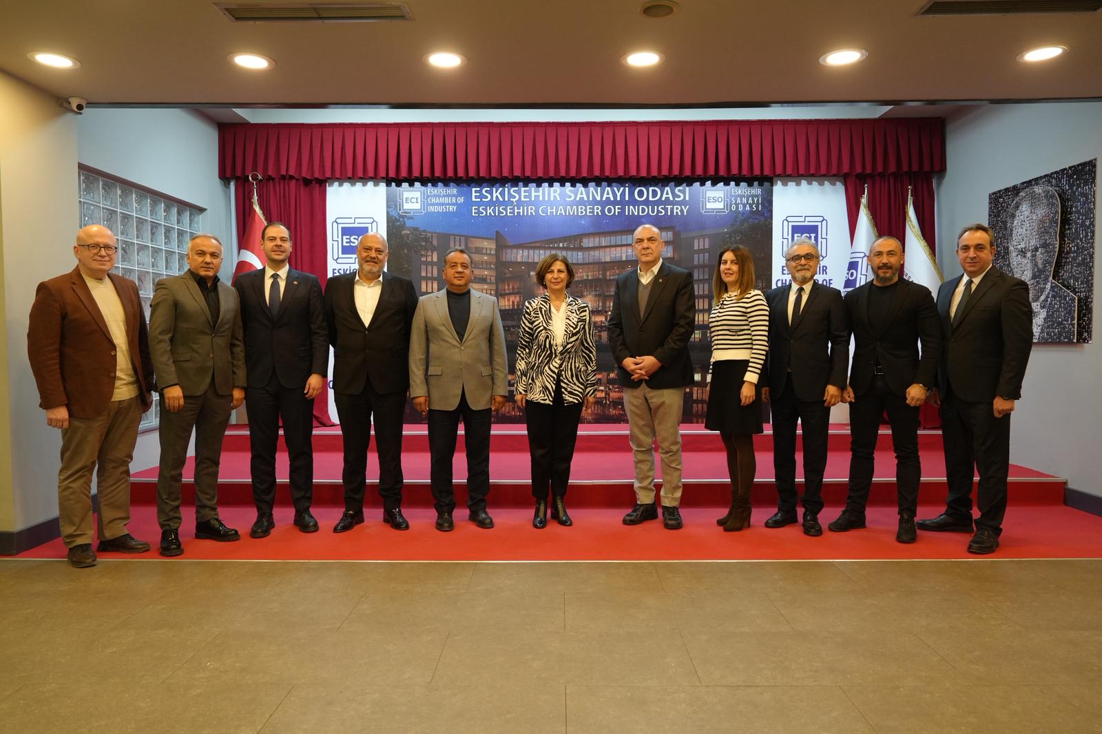 Başkan Ayşe Ünlüce’den Eso Ve Eosb’ye Zi̇yaret (1)