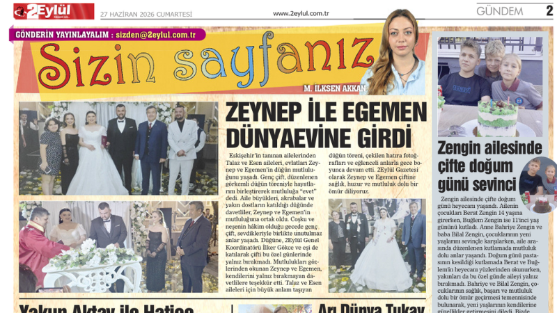 Sizin Sayfanız