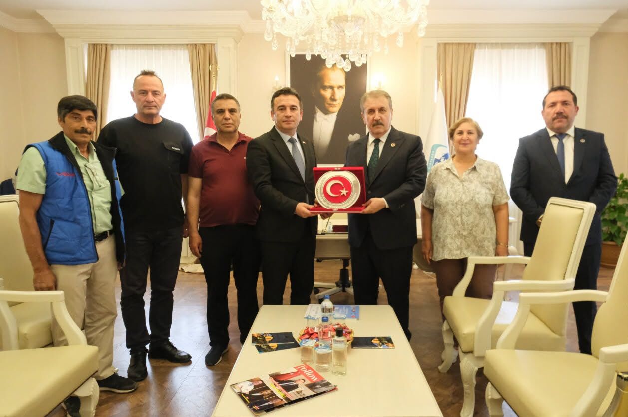 Bbp Genel Başkanı Mustafa Destici’den Başkan Dökmeci’ye Ziyaret (2)