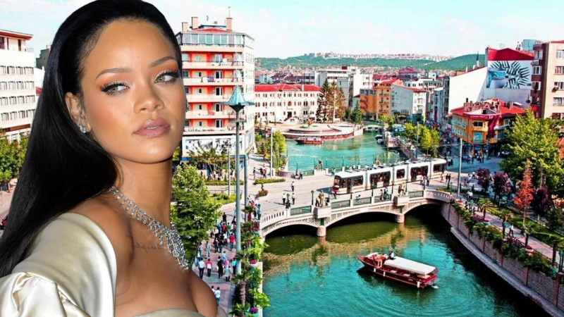 Dünyaca ünlü yıldız Rihanna Eskişehir'den o hesabı takibe aldı