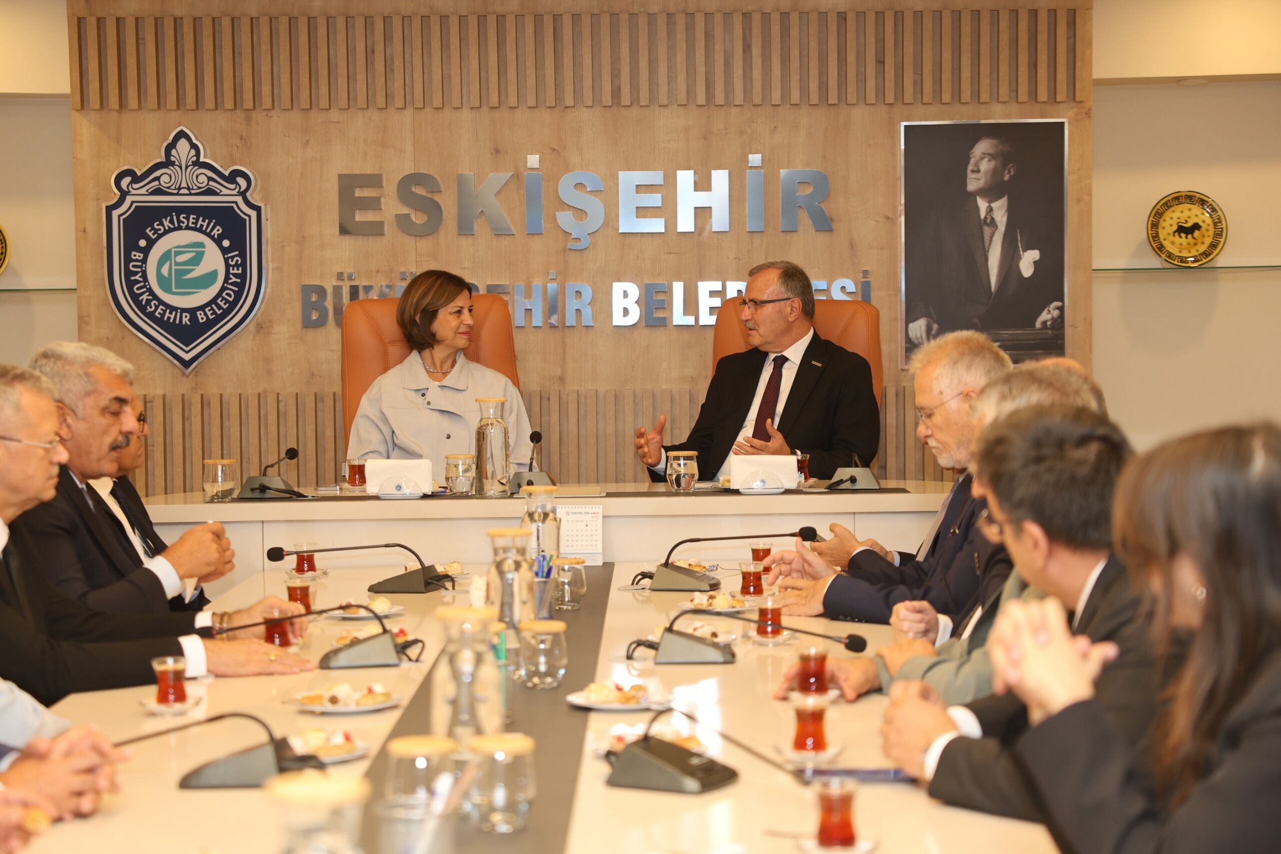 Osbük Heyeti̇nden Başkan Ünlüce’ye Zi̇yaret (3)