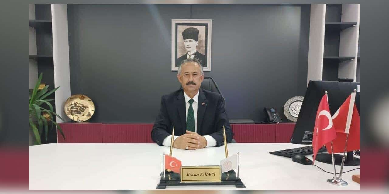 Tepebaşı İlçe Milli Eğitim Müdürü Mehmet Faideci, MEB’de Daire Başkanı oldu