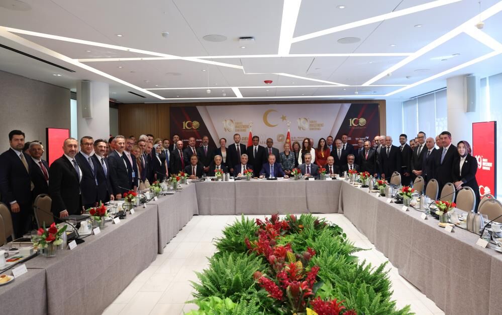Cumhurbaşkanı Erdoğan, New York'ta iş adamlarıyla bir araya geldi