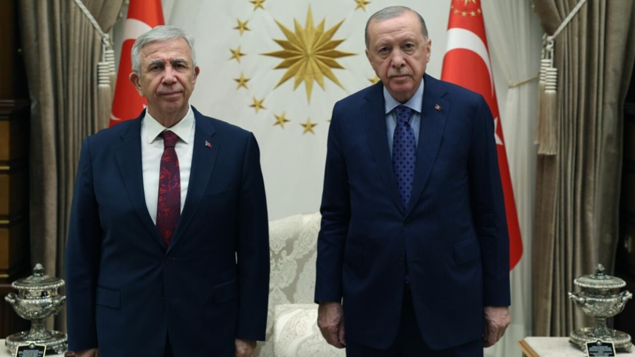 Cumhurbaşkanı Erdoğan, Mansur Yavaş’ı kabul etti