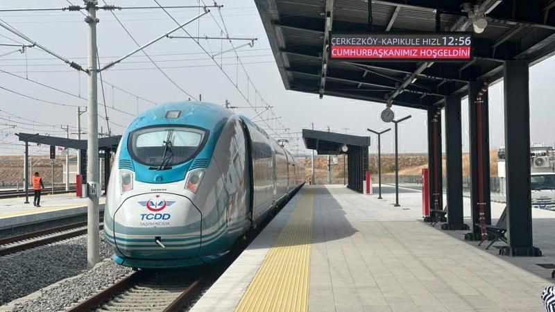 Trakya'da hızlı tren dönemi başlıyor: 3 il Avrupa'ya bağlanıyor