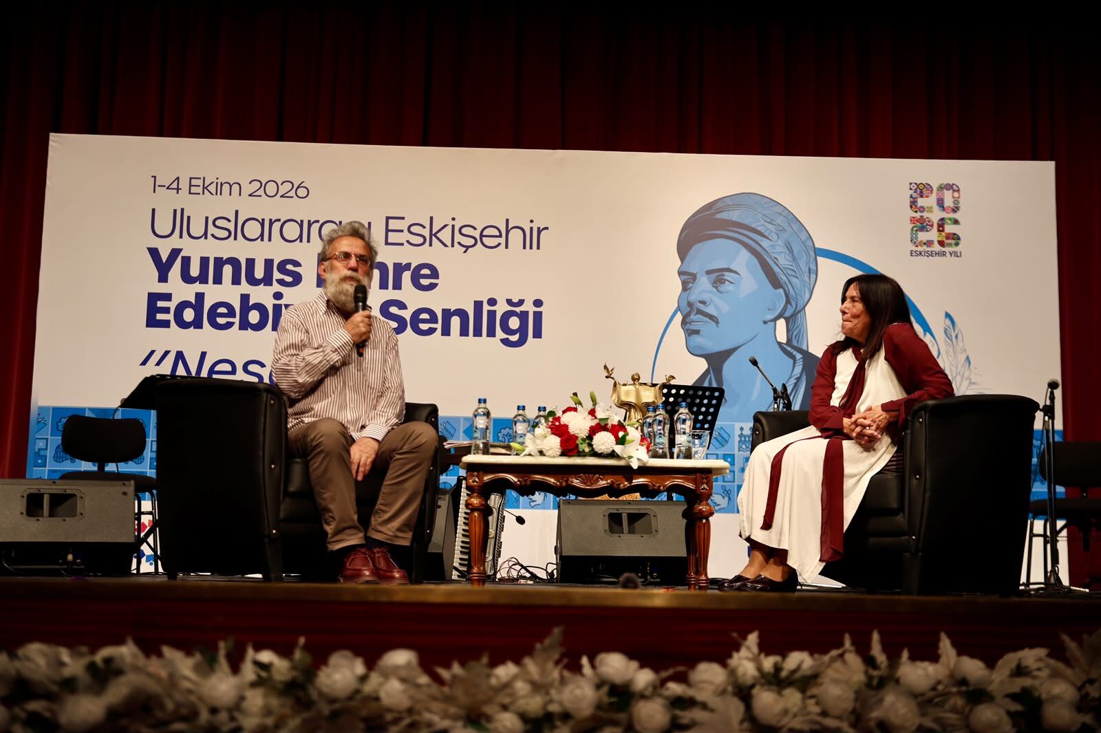 Uluslararasi Eski̇şehi̇r Yunus Emre Edebi̇yat Şenli̇ği̇ Muhteşem Bi̇r Açilişla Başladi (17)