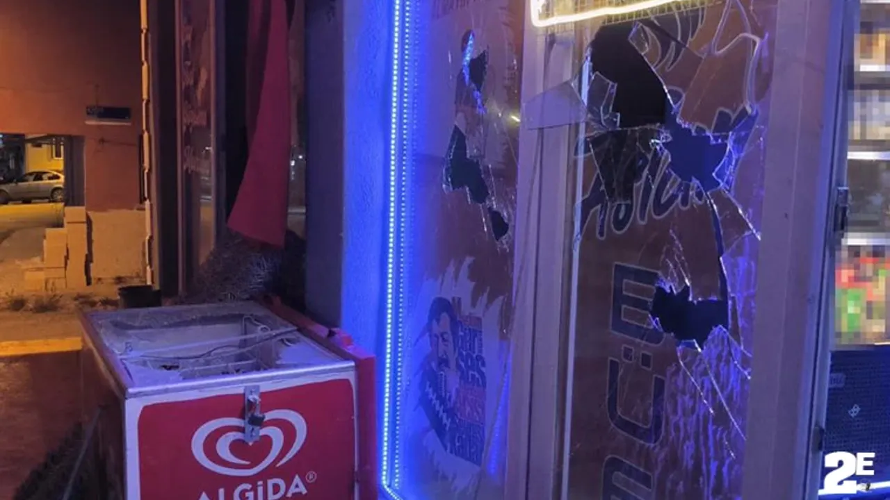 Eski ortağının iş yerini bastı