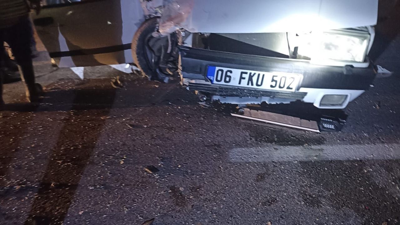 Trafik kazası: 2 kişi yaralandı