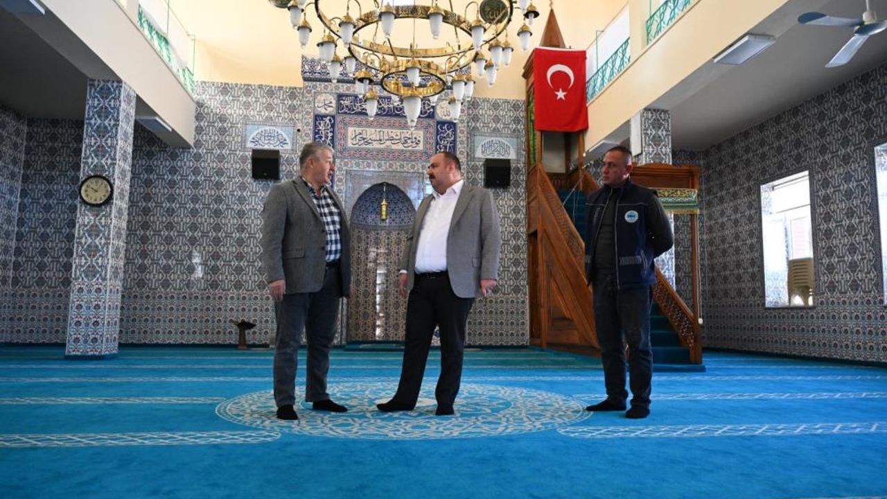 İnönü’deki İsmetpaşa Camii belediye ve hayırseverlerin desteğiyle yenilendi