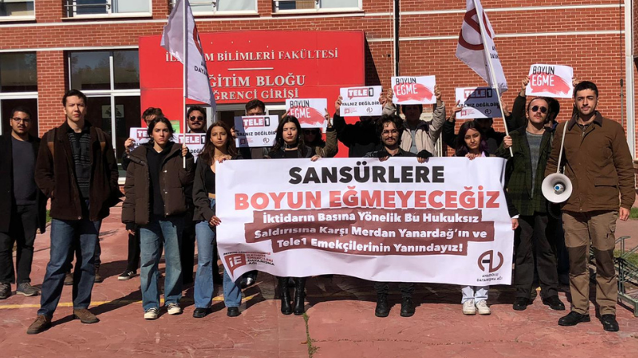 Eskişehir’de iletişim fakültesi öğrencilerinden Tele1 açıklaması: Halktan yana gazetecilere saldırılıyor