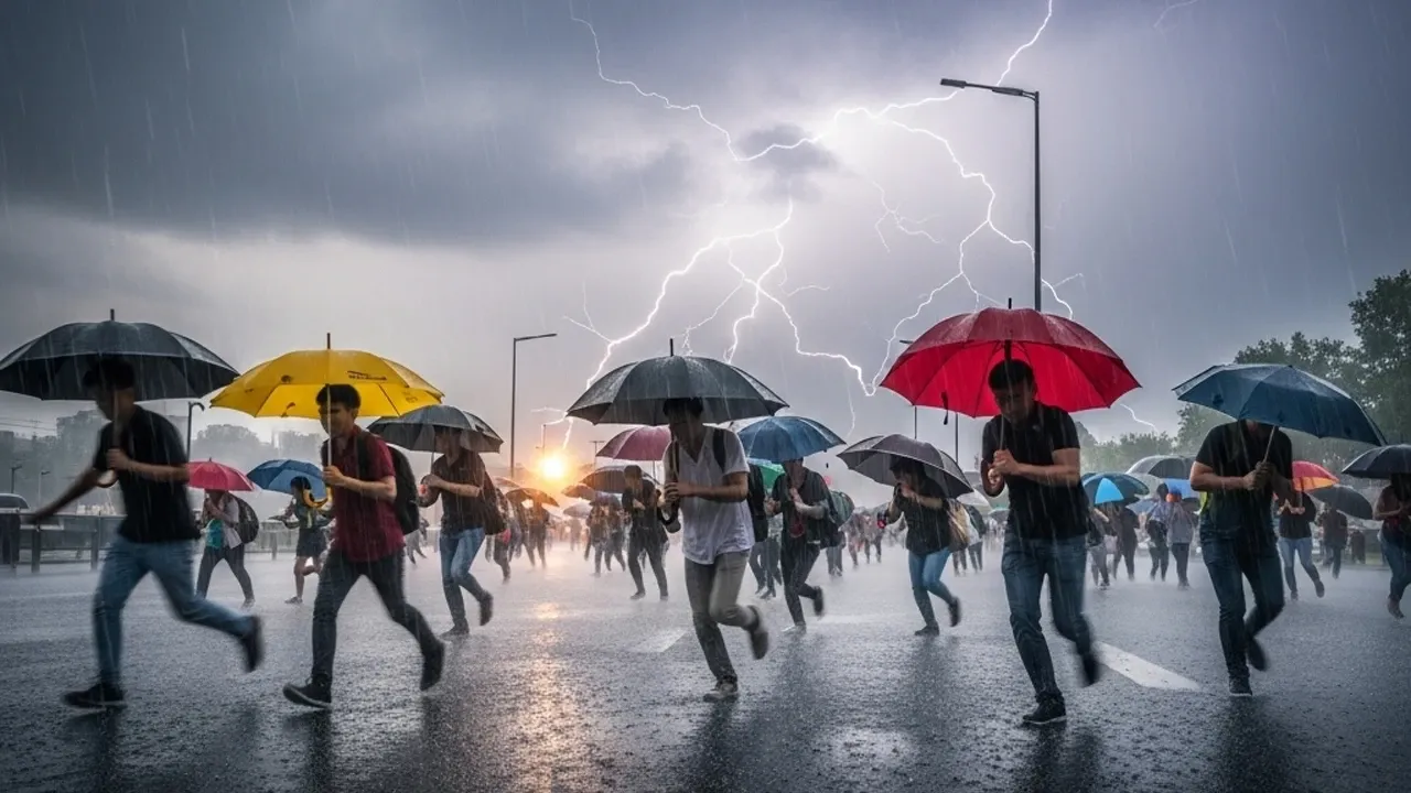 Eskişehir için sarı kodlu uyarı: Kuvvetli yağış geliyor!