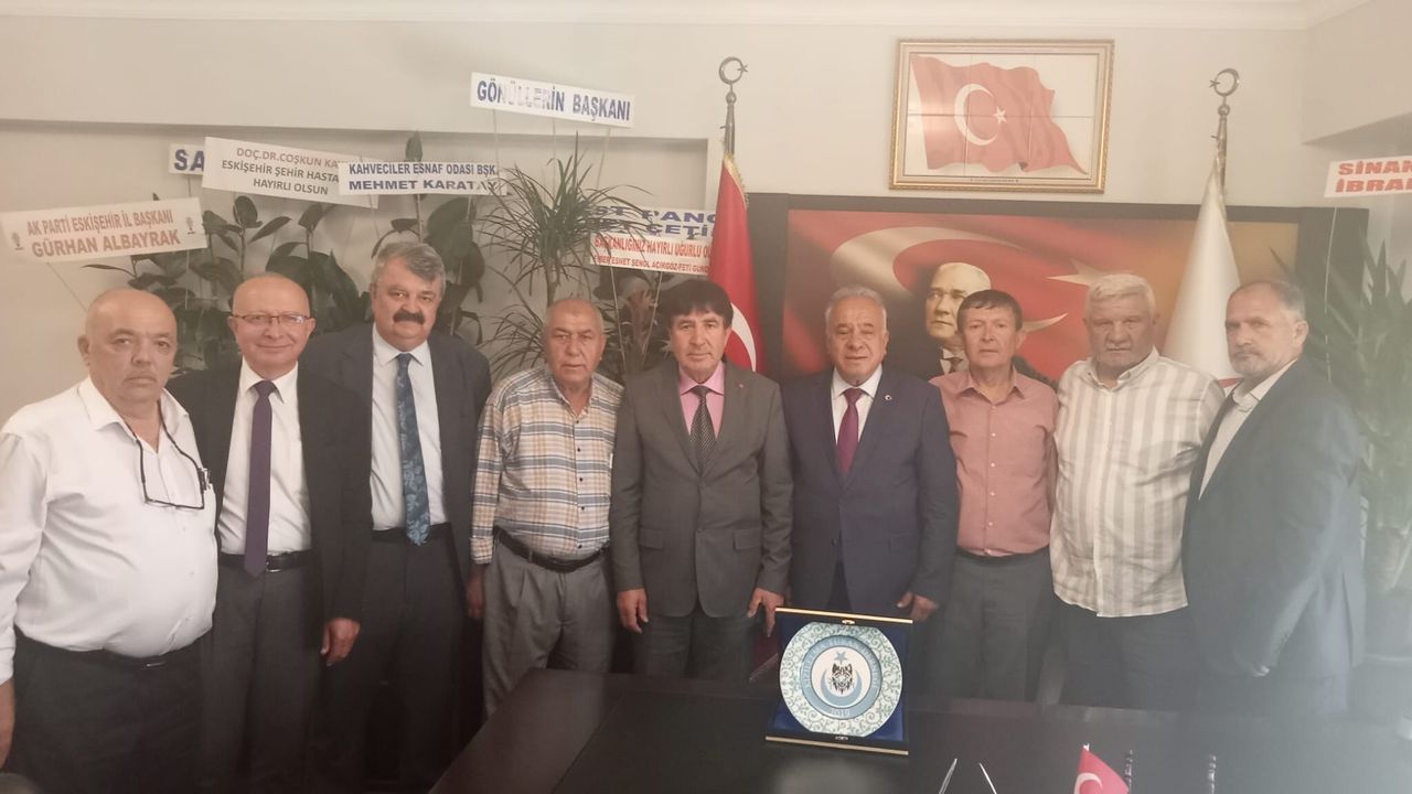 Kızılelma Turan Derneği’nden Elektrikçiler Odası’na ziyaret