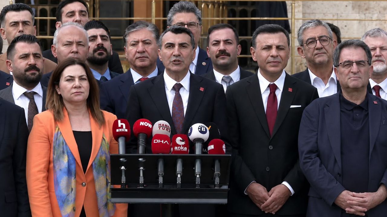 CHP İl Başkanları TBMM'den seslendi: Talat Yalaz ortak bildi
