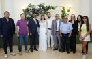 Özdemir ve Karatop ailelerinin mutlu günü