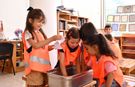 Minikler geri dönüşümü yerinde öğrendi
