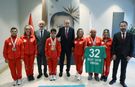 Cumhurbaşkanı Erdoğan, Türkiye Özel Sporcular Spor Federasyonu temsilcileriyle bir araya geldi