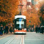 Eskişehir'de trafik kazası sebebiyle tramvay seferleri aksadı