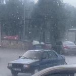 Sivrihisar’da sağanak yağmur etkili oldu