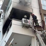 Apartman dairesi yangında kullanılamaz hale geldi