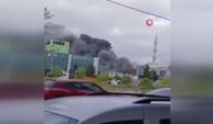Sancaktepe’de fabrika yangını
