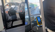 Metrobüs şoföründen "pes" dedirten duyarsızlık!