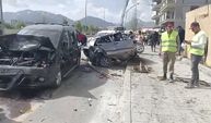 Erzurum’da feci kaza: Beton mikseri onlarca aracı biçti