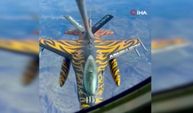 NATO, Türk F-16'sının Romanya hava sahasında yakıt ikmali yaptığı anları paylaştı