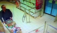 Arnavutköy’de 10 bin TL’lik market hırsızlığı kamerada