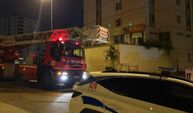 Kayseri’de 10 katlı binada yangın paniği