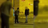 Beylikdüzü’nde konuşmak için çağırdığı adamı silahla tehdit etti... O anlar kamerada