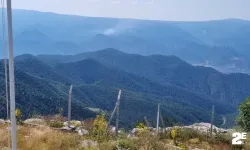 Eskişehir Sarıcakaya’da orman yangını