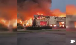 Antalya'da korkutan fabrika yangını!