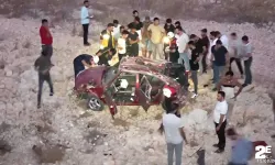 Otomobil 25 metreden uçuruma düştü
