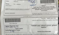 Ceza yanlış yere kesildi