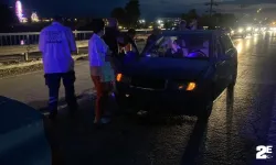 İki araç çarpıştı!