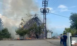 Korkutan patlamada yangın paniği