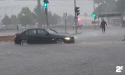 Samsun kuvvetli sağanağa teslim oldu