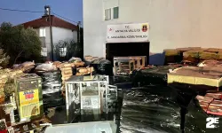 12 ton kaçak kahve ele geçirildi