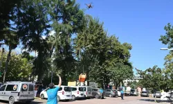İlk yardım çantası dronla geldi