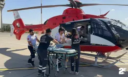 İmdada ambulans helikopter yetişti