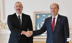 KKTC Cumhurbaşkanı Tatar'dan Aliyev’i tebrik ziyareti