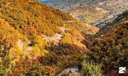 Aydın dağlarındaki son bahar manzaraları mest etti