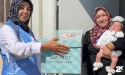 Büyükşehir'den yenidoğan bebeğe ilk hediye