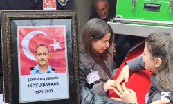 Görev şehidi polis memuru son yolculuğuna uğurlandı